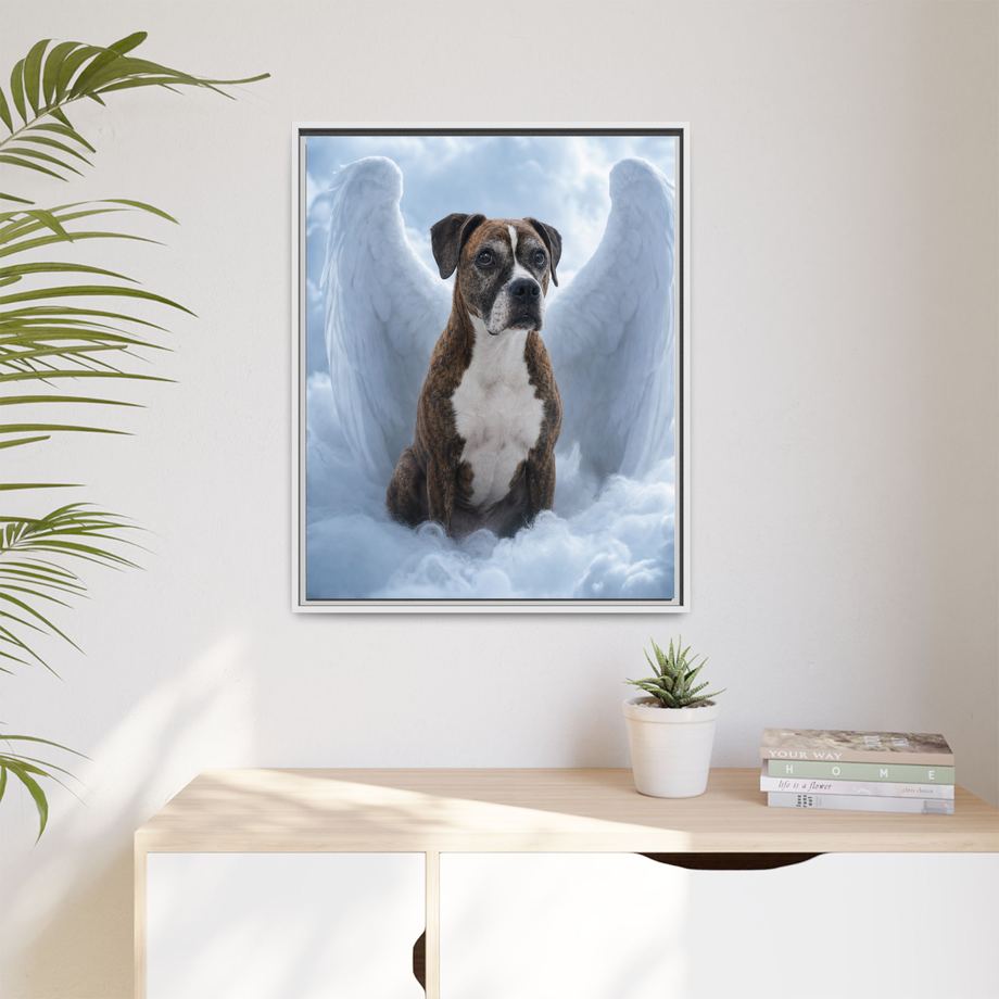 Framed 24x30 White context