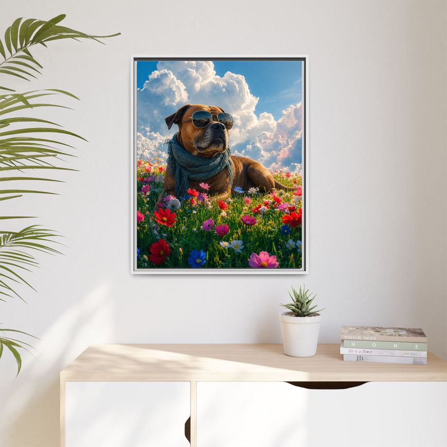 Framed 24x30 White context