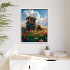 Framed 24x30 White context