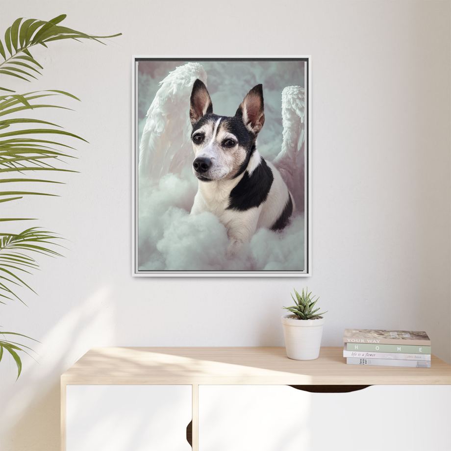 Framed 24x30 White context