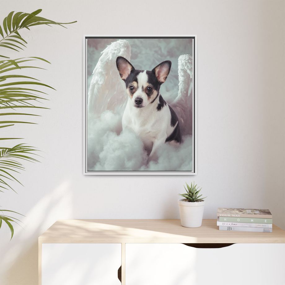 Framed 24x30 White context