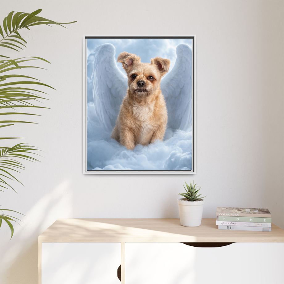 Framed 24x30 White context