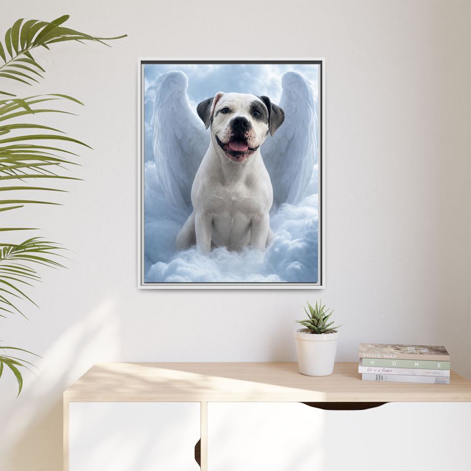 Framed 24x30 White context