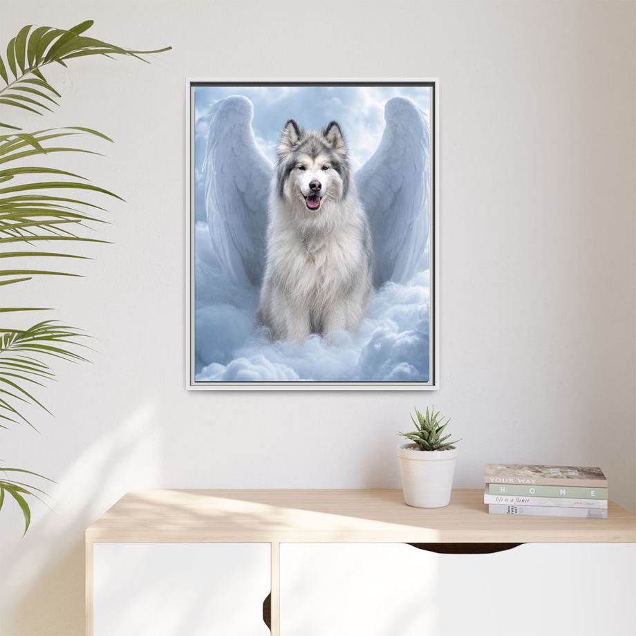 Framed 24x30 White context