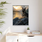 Framed 24x30 White context