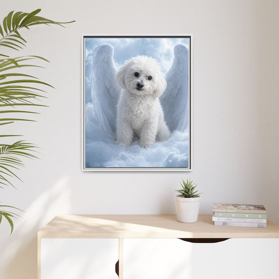 Framed 24x30 White context