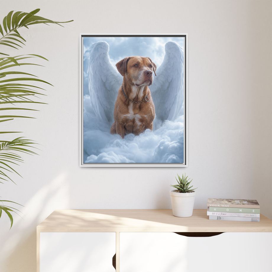 Framed 24x30 White context