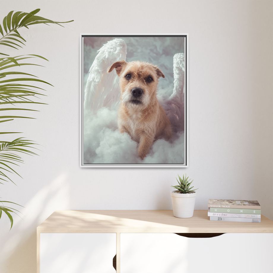 Framed 24x30 White context