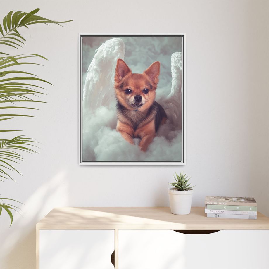 Framed 24x30 White context