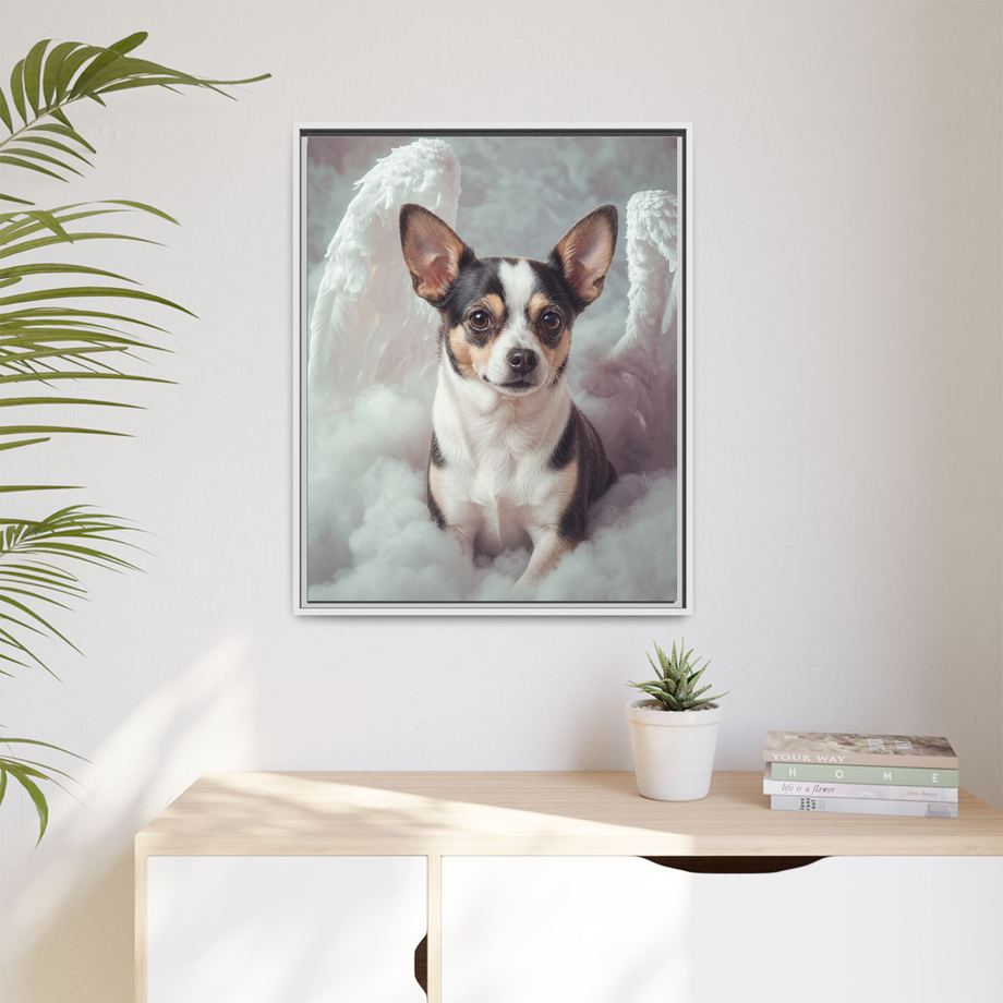 Framed 24x30 White context