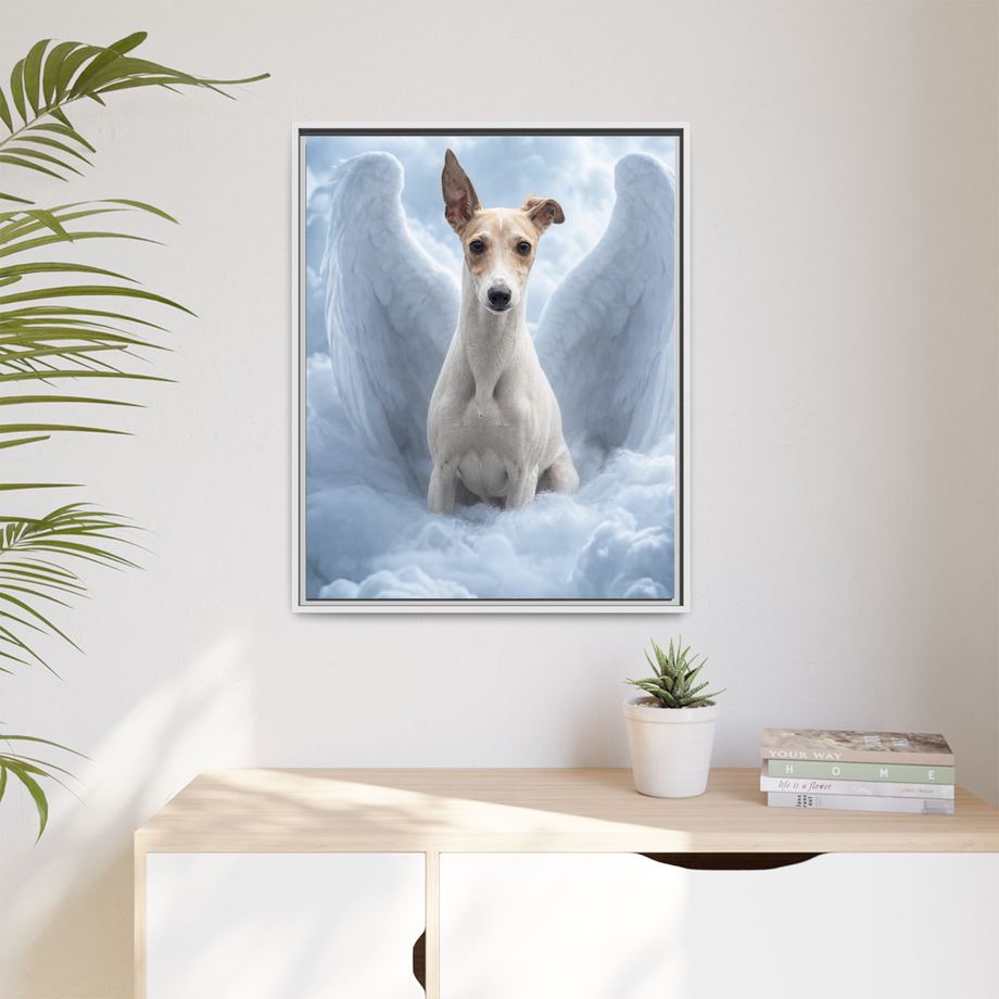 Framed 24x30 White context