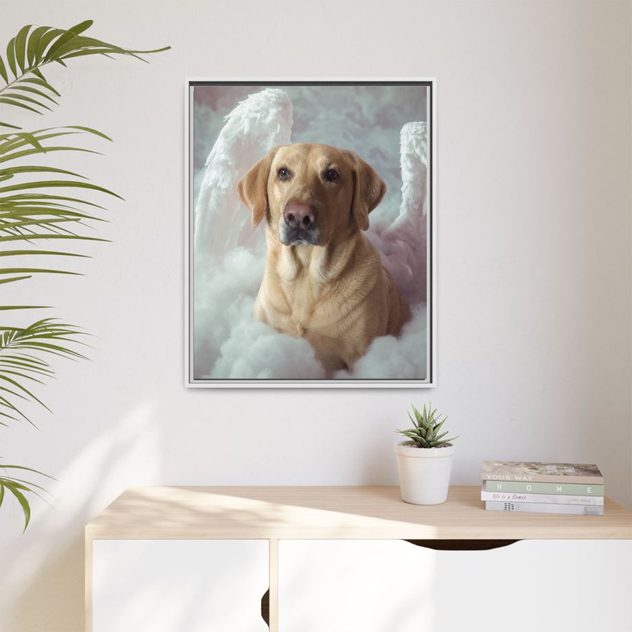 Framed 24x30 White context