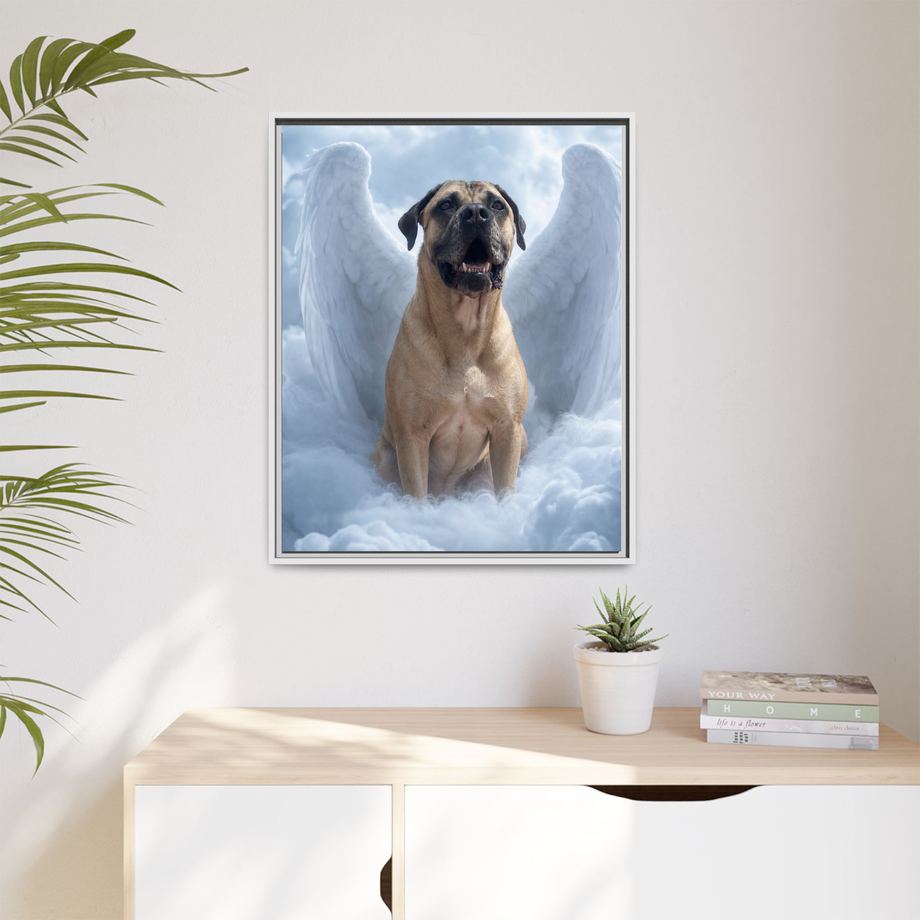 Framed 24x30 White context