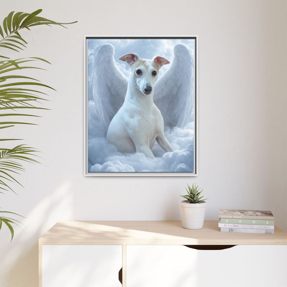 Framed 24x30 White context