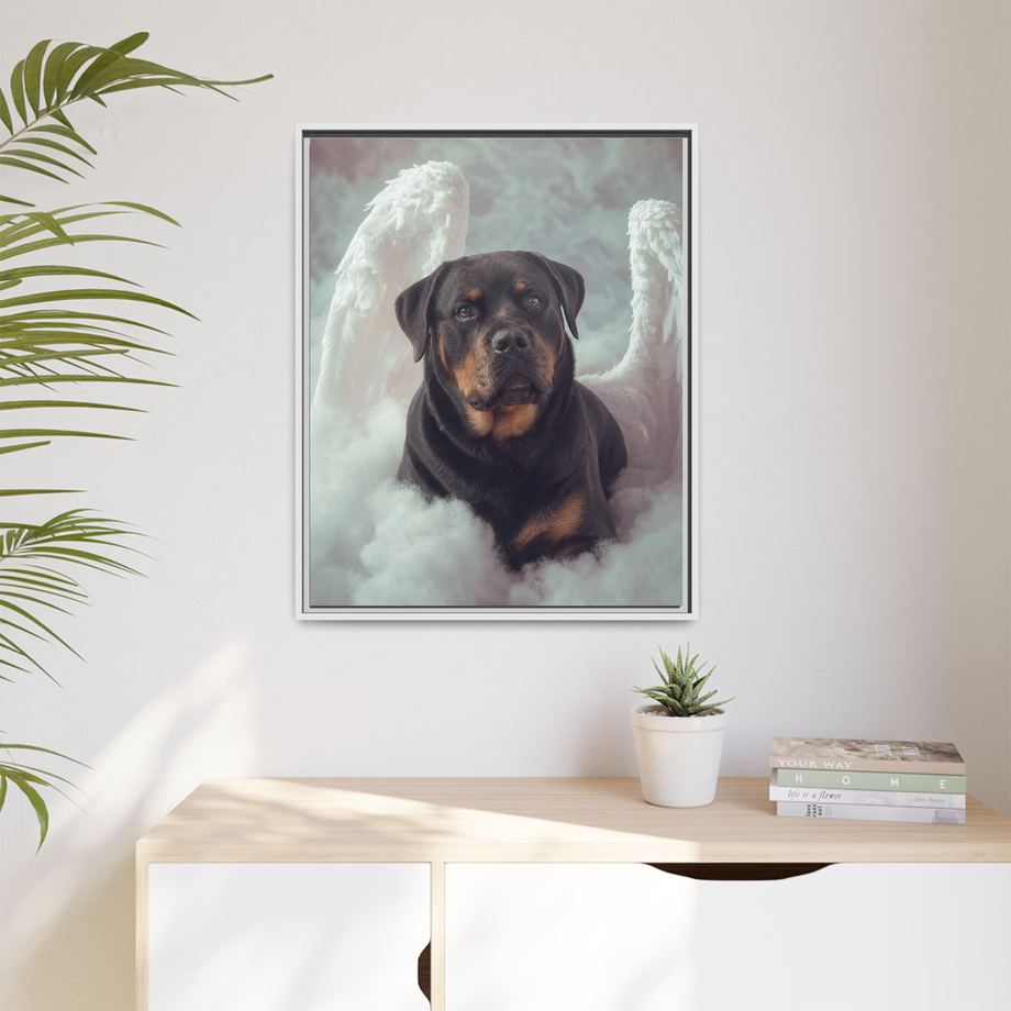 Framed 24x30 White context