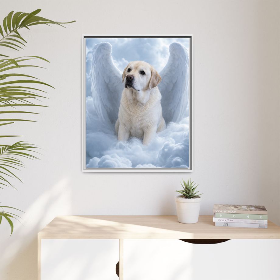 Framed 24x30 White context