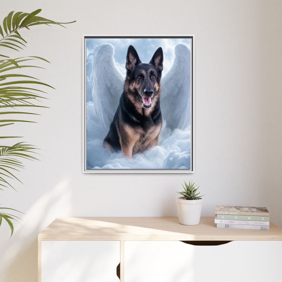 Framed 24x30 White context