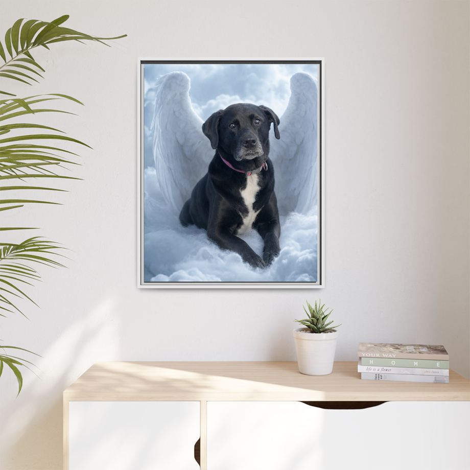 Framed 24x30 White context