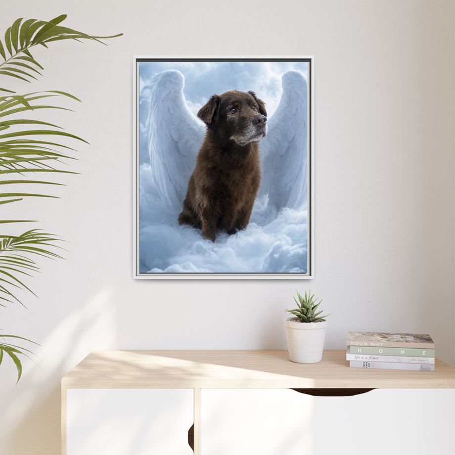 Framed 24x30 White context