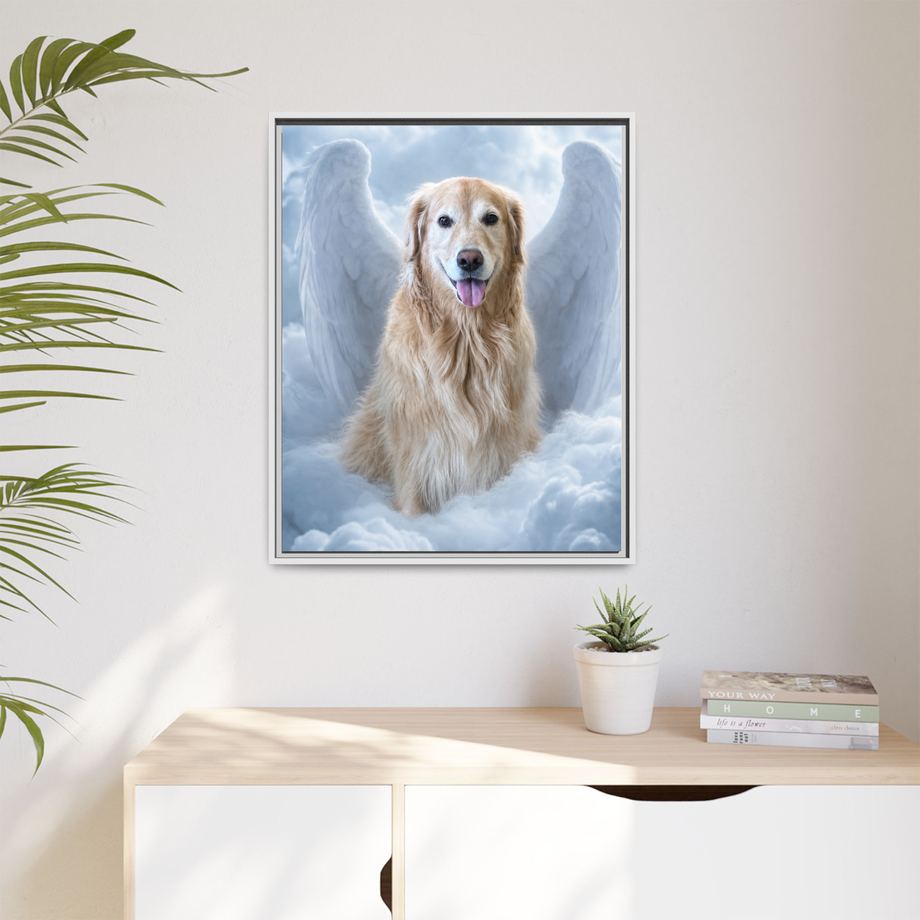 Framed 24x30 White context