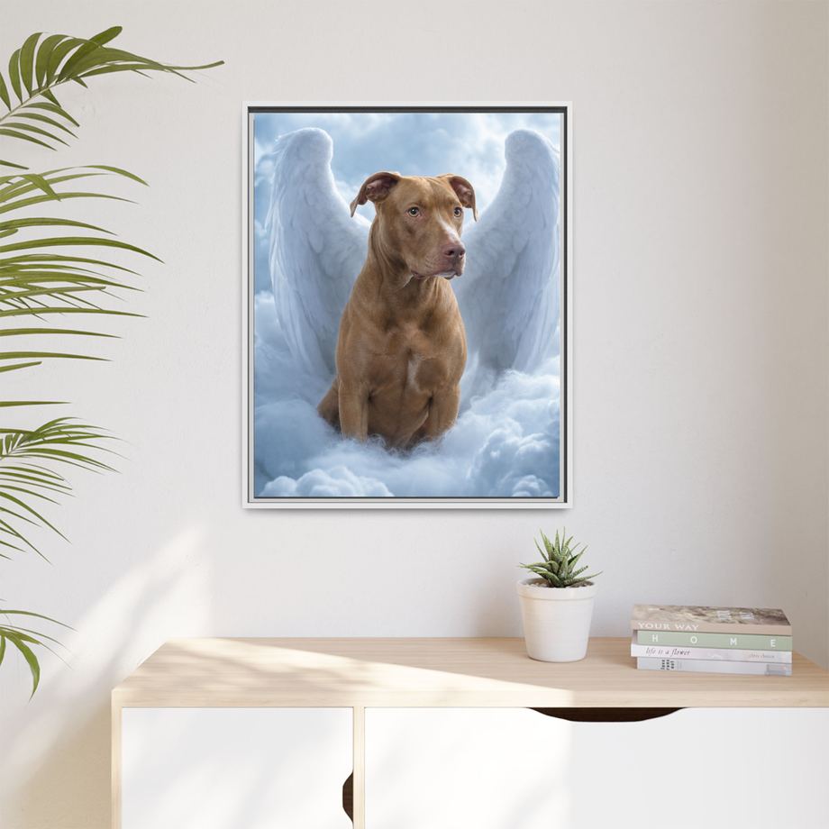 Framed 24x30 White context