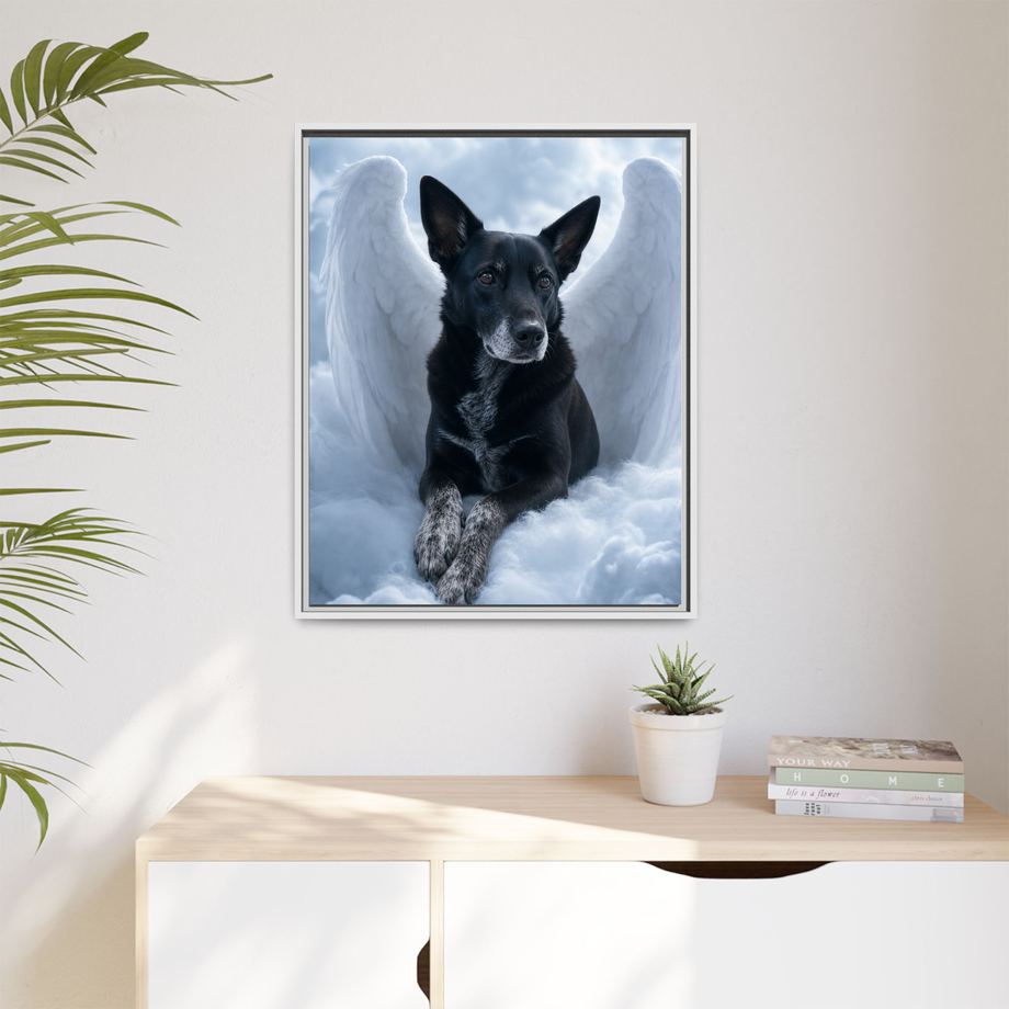 Framed 24x30 White context
