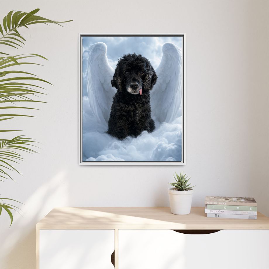 Framed 24x30 White context