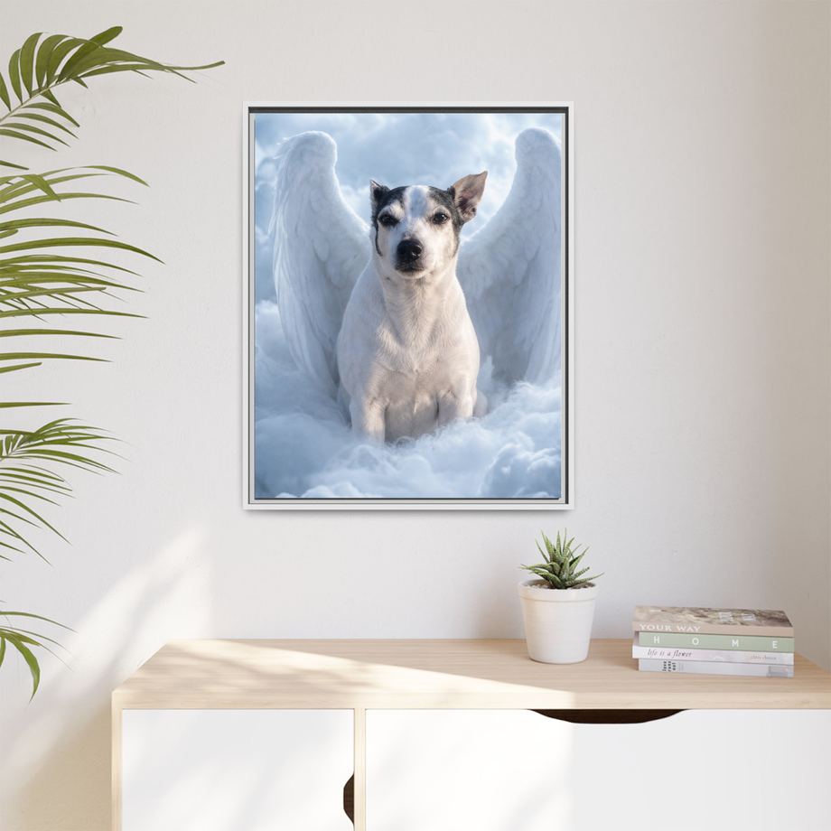Framed 24x30 White context