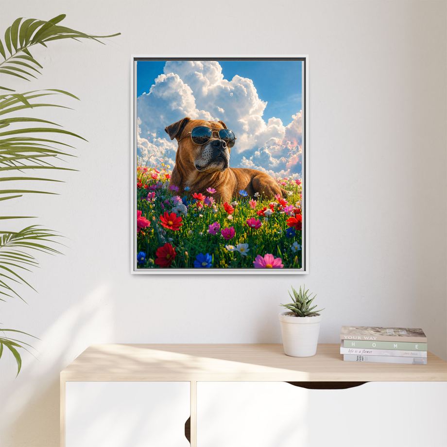 Framed 24x30 White context