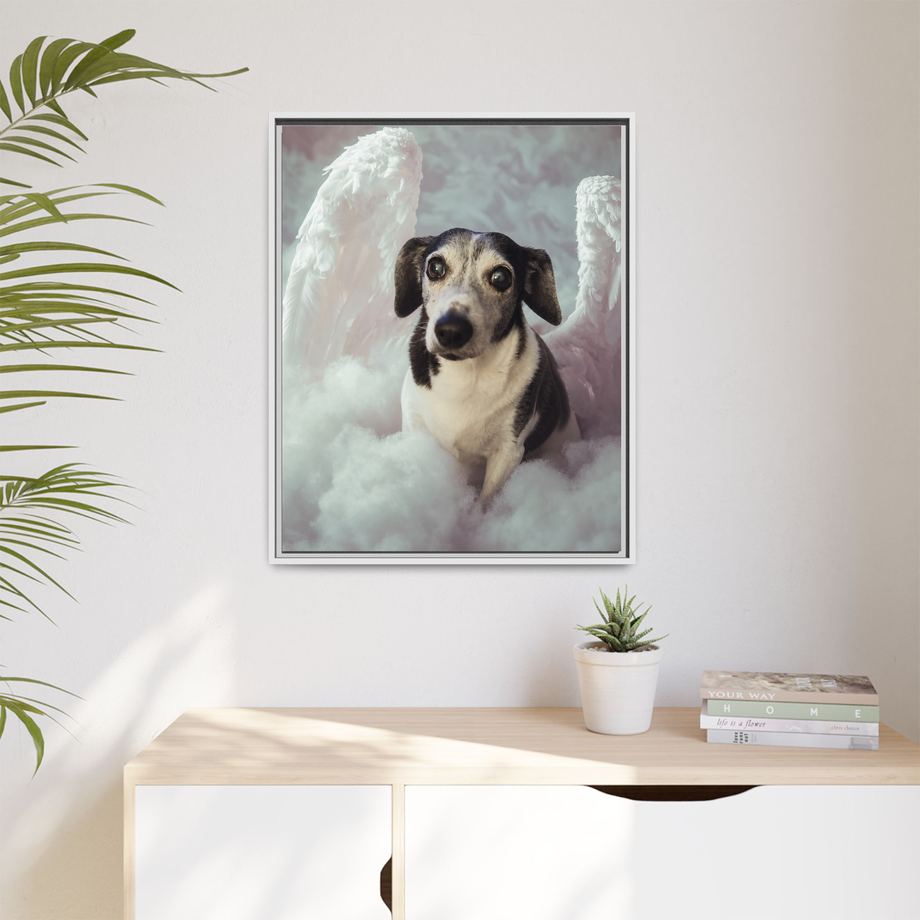 Framed 24x30 White context