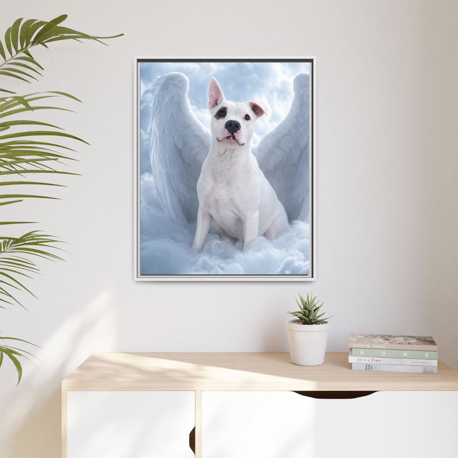 Framed 24x30 White context