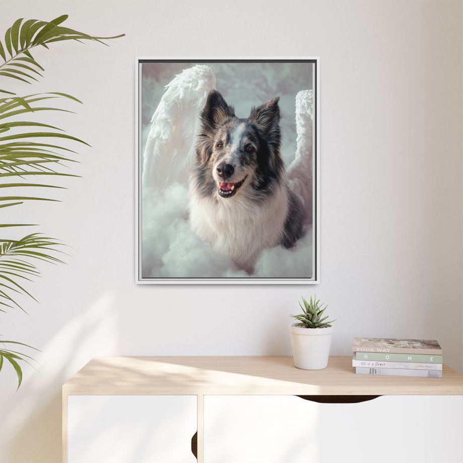 Framed 24x30 White context