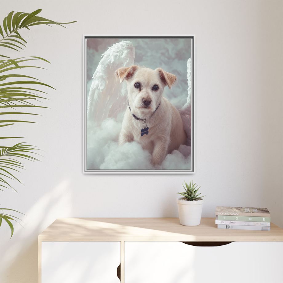 Framed 24x30 White context