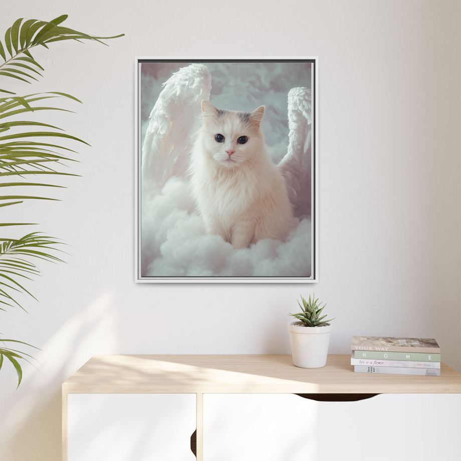 Framed 24x30 White context