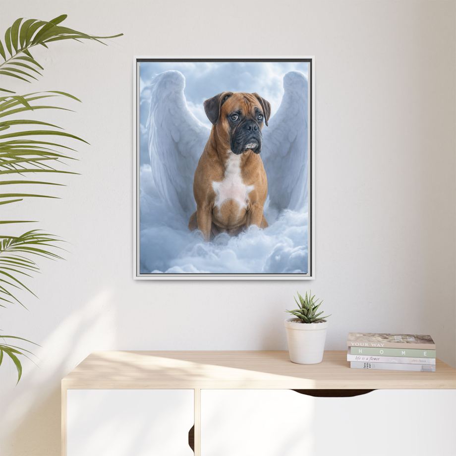 Framed 24x30 White context
