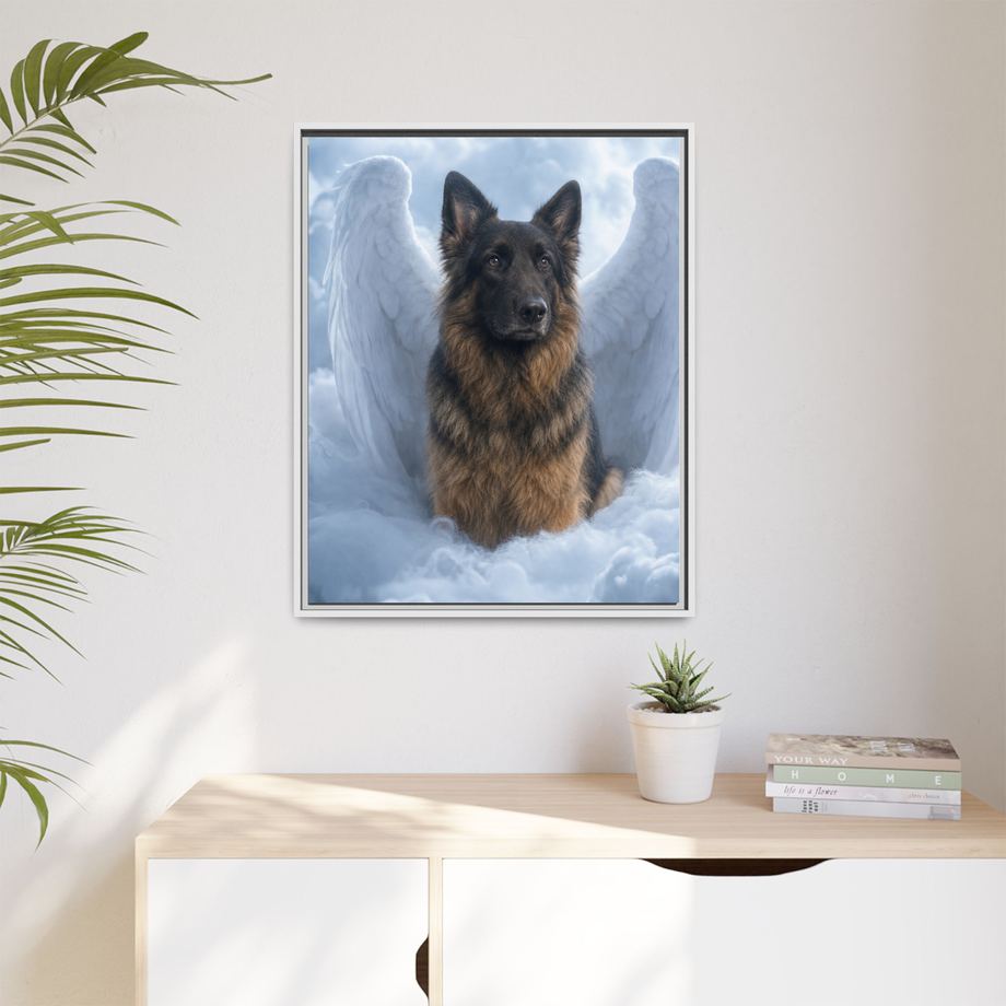 Framed 24x30 White context