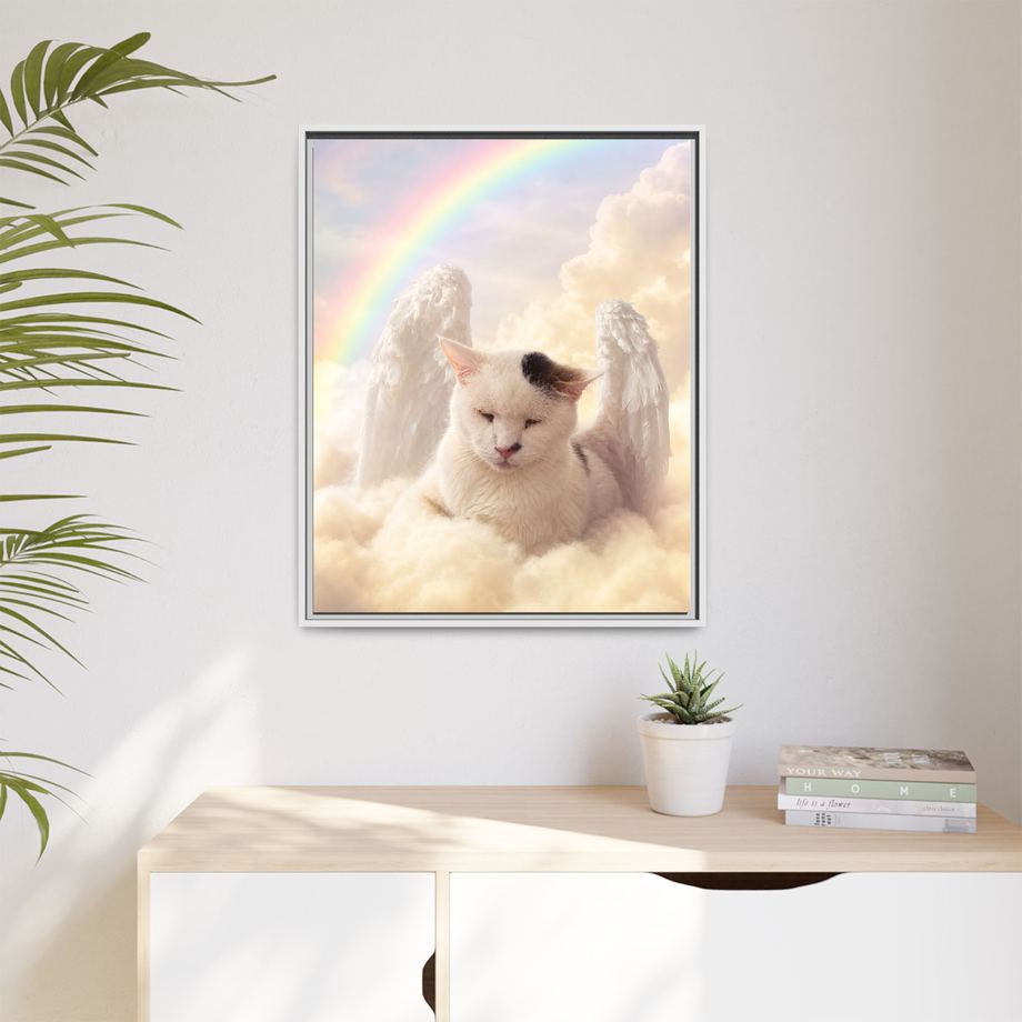 Framed 24x30 White context