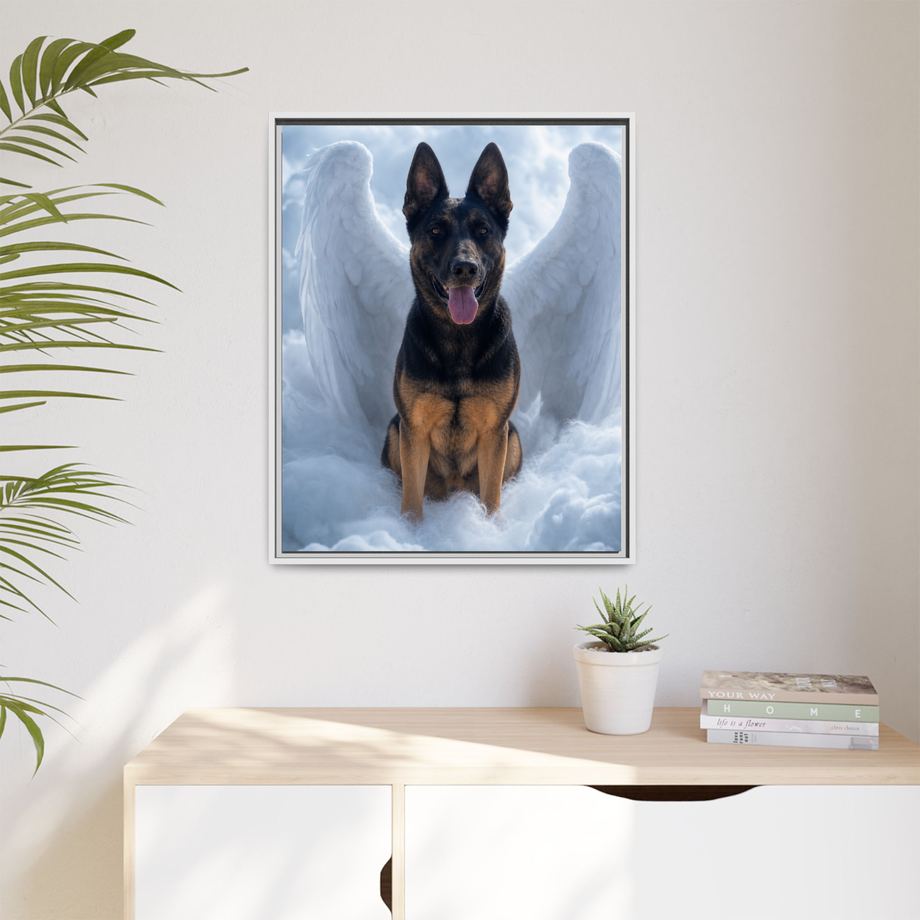 Framed 24x30 White context