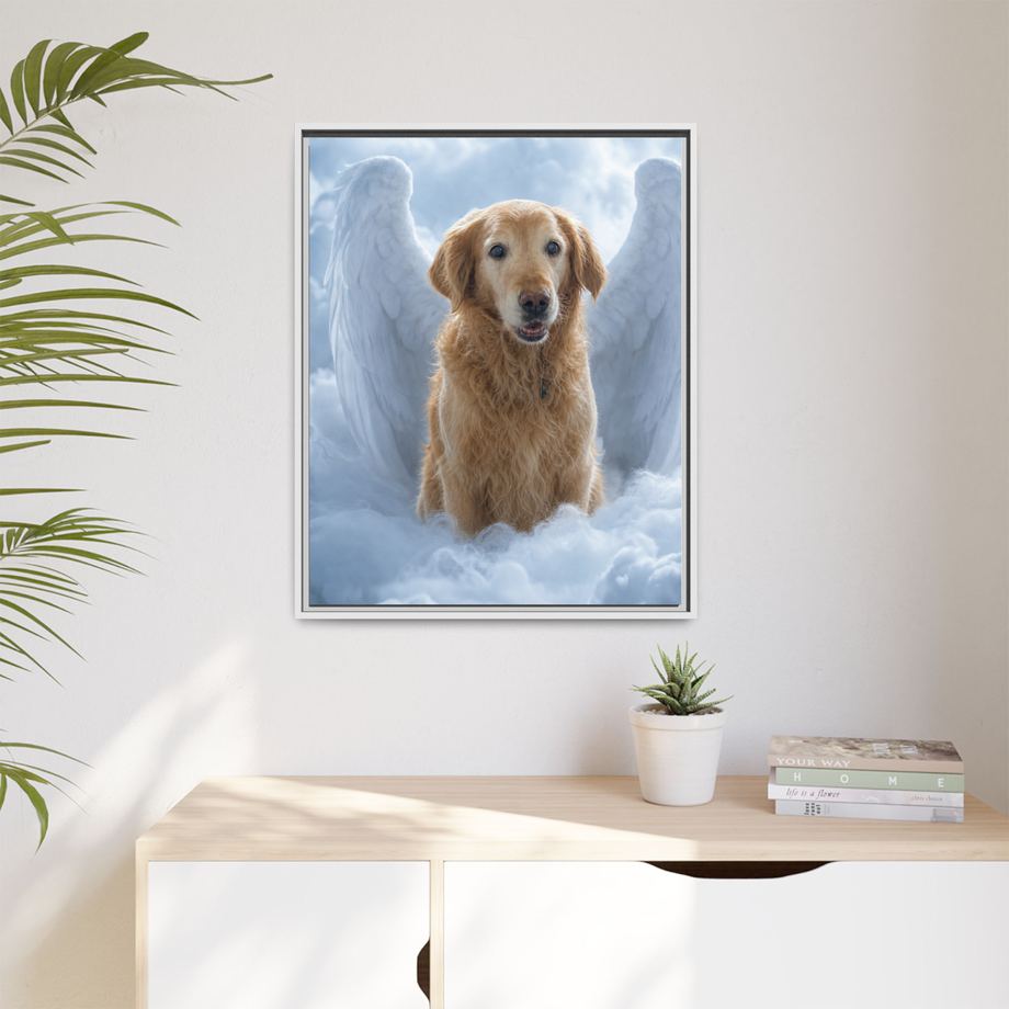 Framed 24x30 White context
