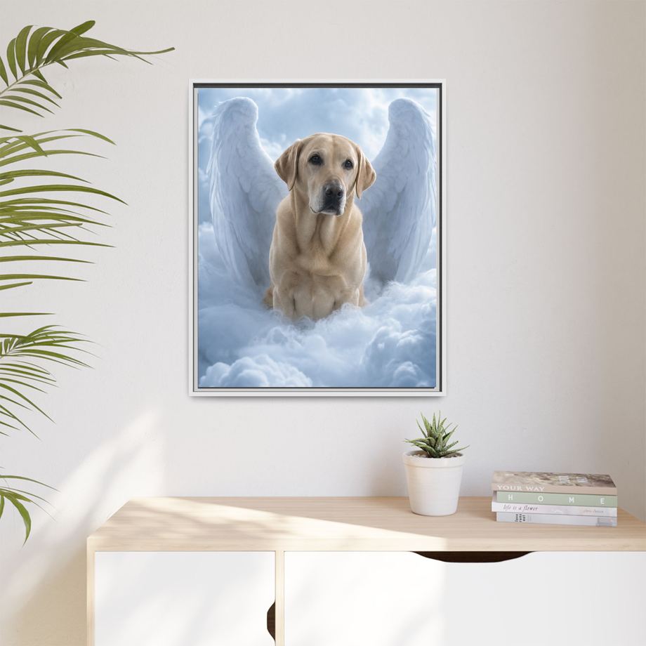 Framed 24x30 White context