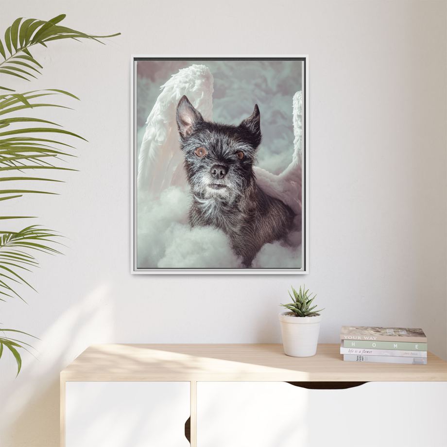 Framed 24x30 White context