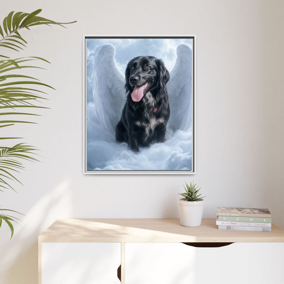 Framed 24x30 White context