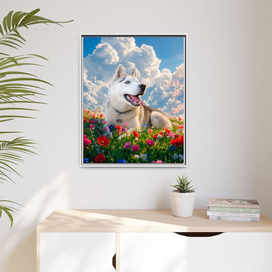Framed 24x30 White context