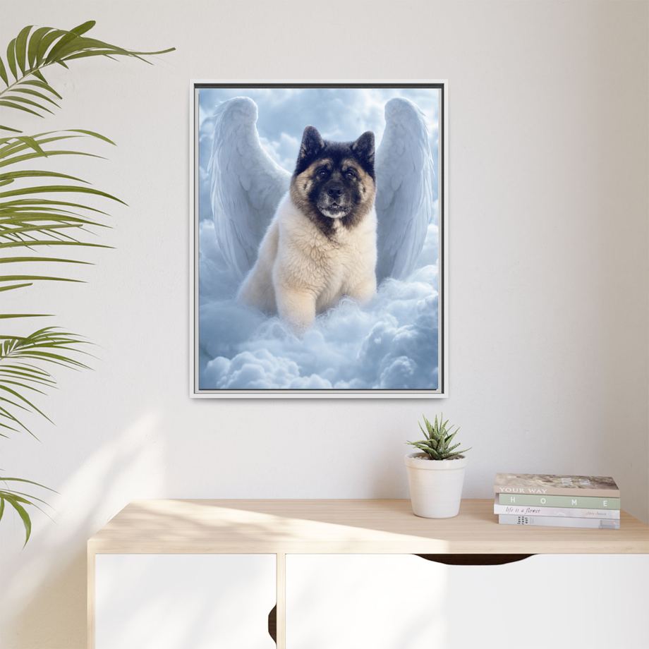 Framed 24x30 White context