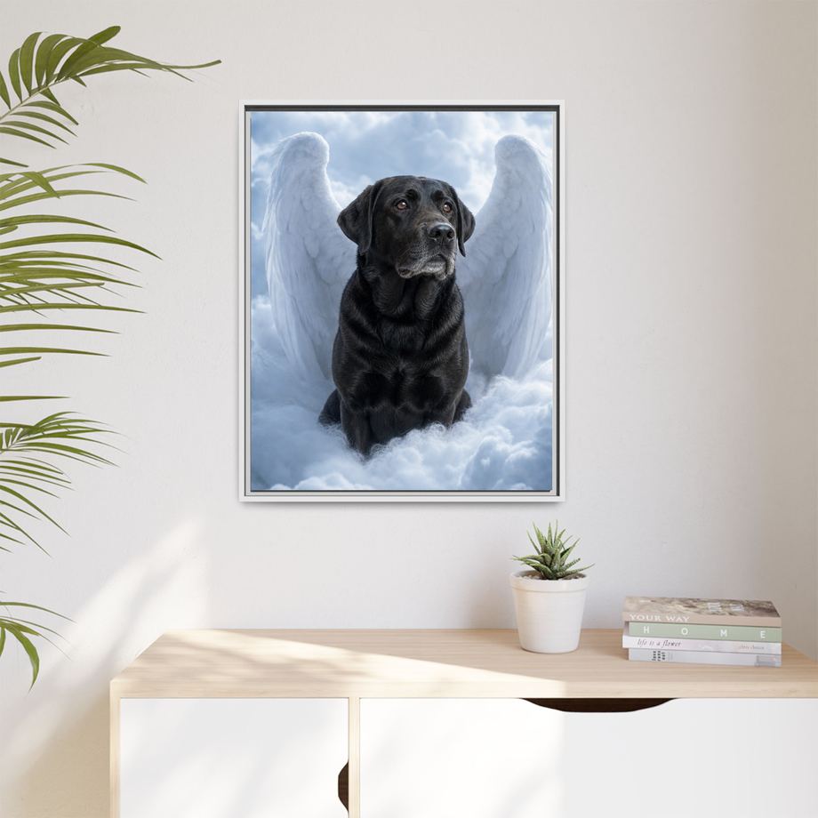Framed 24x30 White context