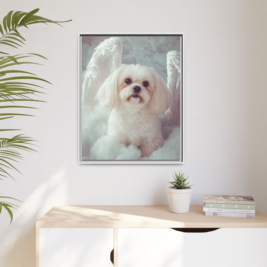 Framed 24x30 White context