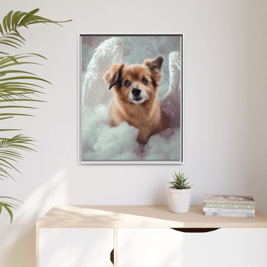 Framed 24x30 White context