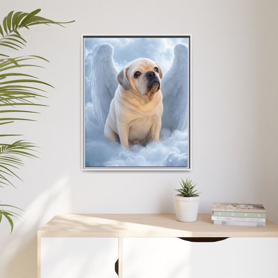 Framed 24x30 White context