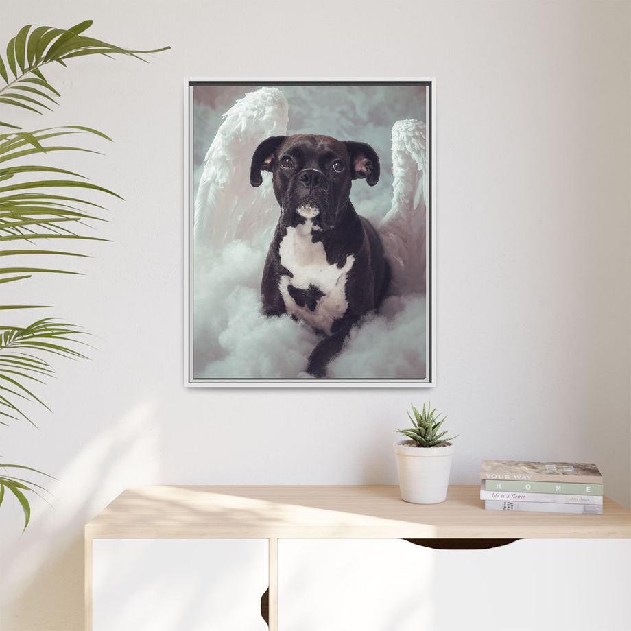 Framed 24x30 White context