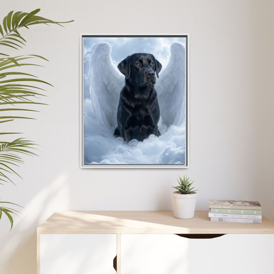 Framed 24x30 White context